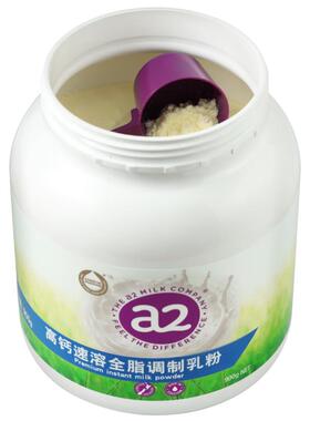 a2紫吨粉吨成人高养钙全脂奶粉FFB全家营牛奶090g