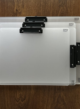 美术A3速写板8K素描户外写生4K画板琴普夹B4高透明板加厚B5菜单板