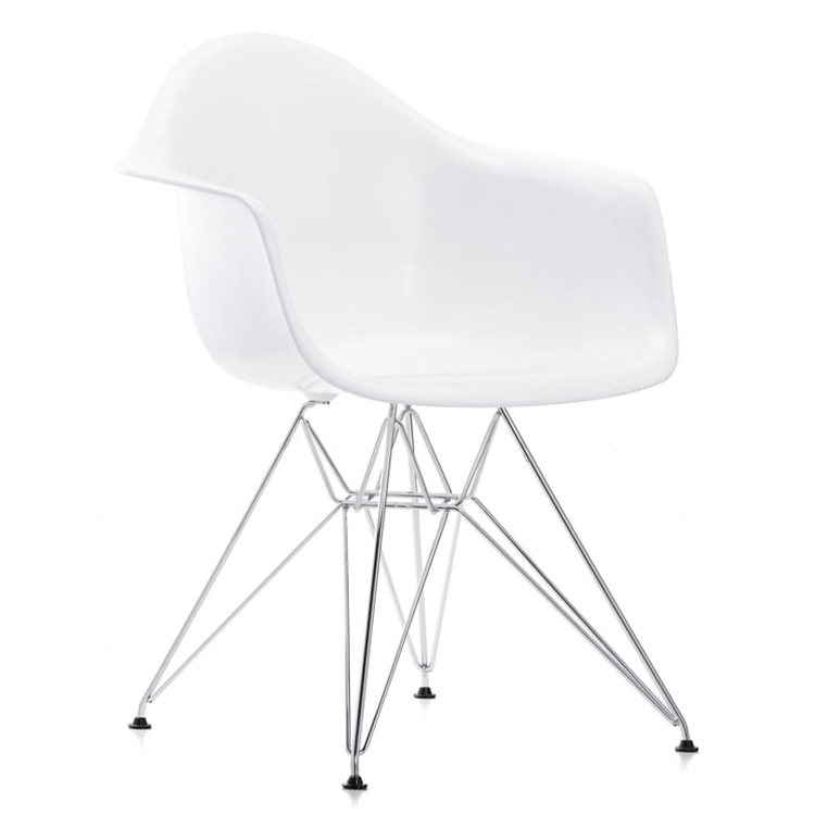 瑞士Vitra 伊姆斯扶手椅 塑料制 灰色系Eames DAR创意设计进口