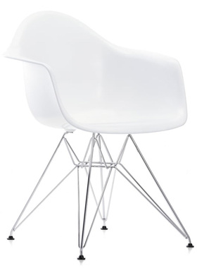 瑞士Vitra 伊姆斯扶手椅 塑料制 灰色系Eames DAR创意设计进口