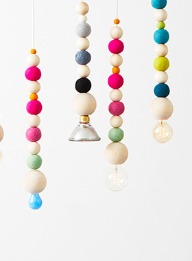 瑞典 AVEVA WOW 毛毡彩色吊灯