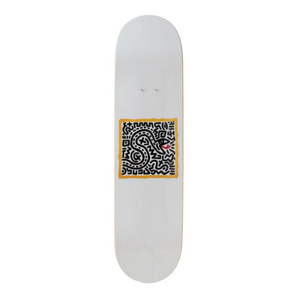 比利时The Skateroom装饰滑板Keith HARING无题-蛇Untitled-Snake