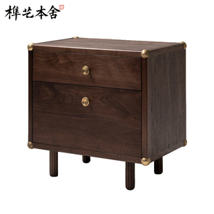 Table实木床头柜 榫艺本舍 意式 极简设计师设计Lafayette Bedside