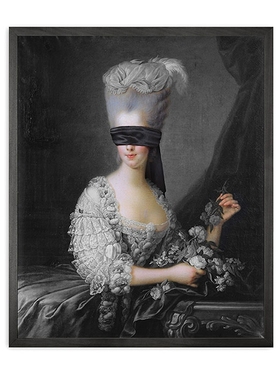 英国Mineheart Blindfold -2 Framed Printed 蒙住眼睛装饰画