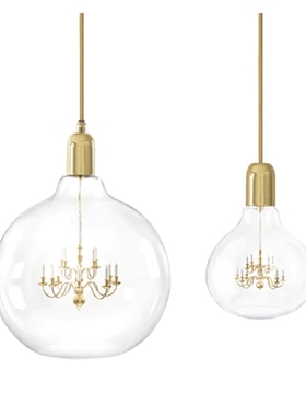英国Mineheart King Edison Pendant Lamp 奢华灯芯吊灯系列 多色