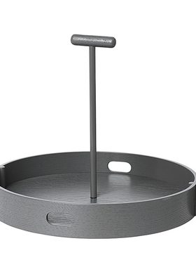 丹麦Fritz Hansen 灰色圆形桌面收纳盒 Jaime Hayon Tray 进口