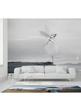 英国Mineheart The white sky XIX 白色天空 整面墙纸壁画