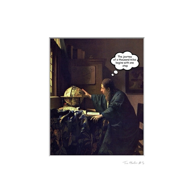 英国Mineheart TaoMaster-5 Framed Printed 岛家箴言装饰画