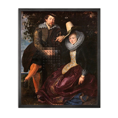 英国Mineheart Blocked -1 Canvas 打码装饰画