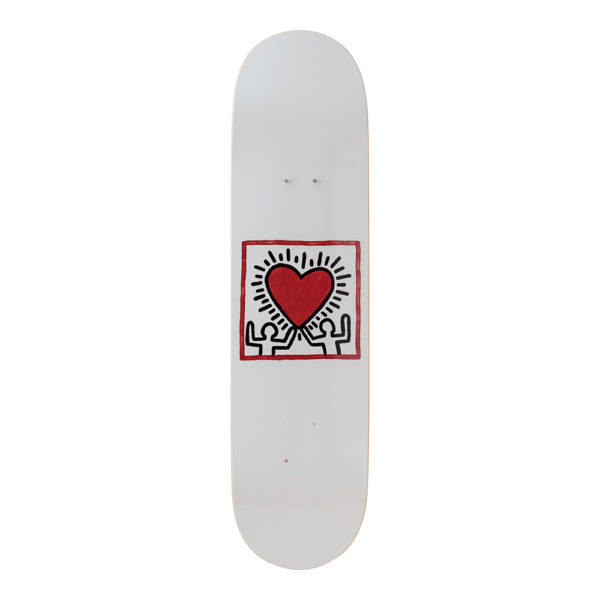 比利时The Skateroom装饰滑板Keith HARING无题-心Untitled-Heart