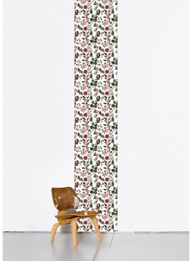 法国Moustache Automne 花果动物墙贴墙纸壁纸进口