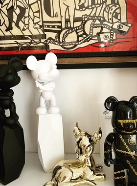 现货法国leblon delienne 迪士尼米奇卡通摆件创意雕塑装饰艺术品