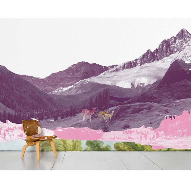 法国Moustache Wallpaper Mont rose 山景壁纸进口