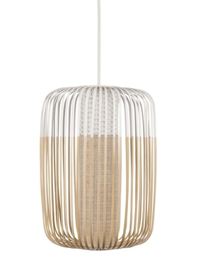 法国Forestier Bamboo Pendant Light 户外型 竹编吊灯 L号大型