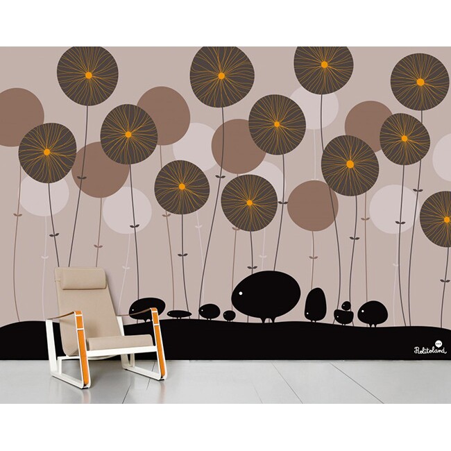 法国Moustache To the west 豆豆眼卡通墙纸壁纸进口