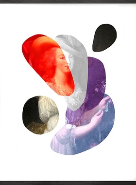 英国Mineheart Shape and colour lady 3 形状、颜色和女士装饰画