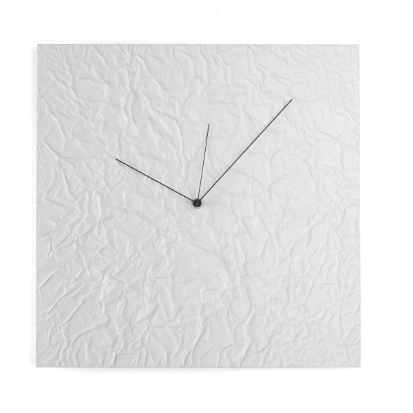 荷兰Duo Design Wrinkle Clock 纸质褶皱挂钟