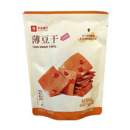 宝宝零食包邮良品铺子甜辣薄豆干160g/袋小包装麻辣小零食豆腐干