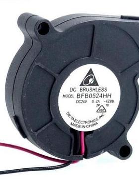 台达DELTA5015DC24V0.16ABFB0524HH机械机箱散热小鼓风机离心