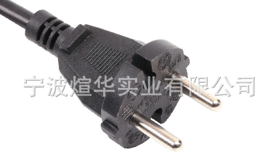 XH02欧规16A/250V二插电源线