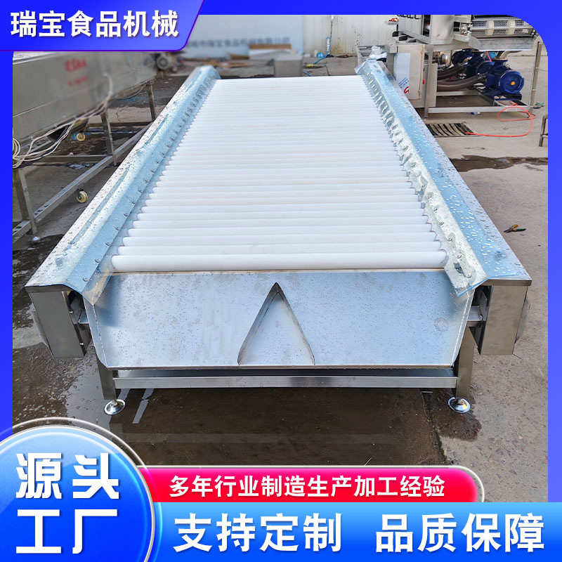 大蒜清洗除水擦干流水线