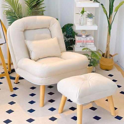 懒人沙发可躺可睡单人午休闲椅子卧室阅读躺椅小沙发折叠舒适简约