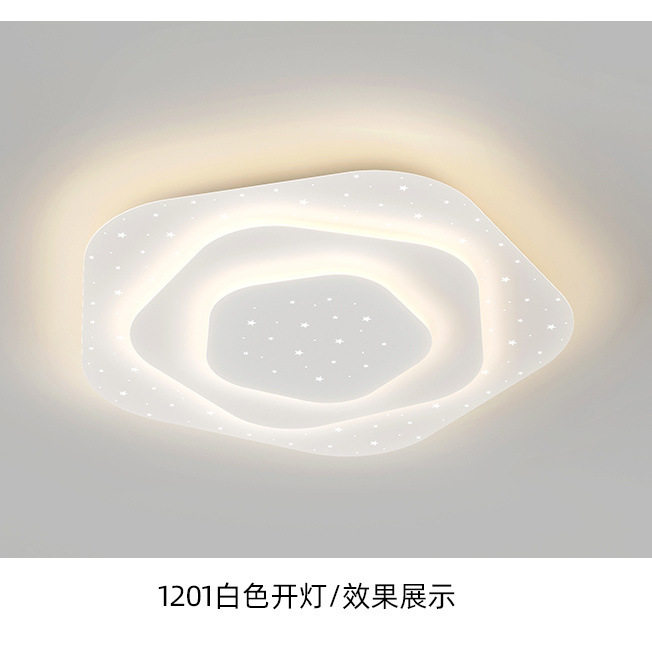 简约北欧主卧室星空吸顶灯现代创意漫天星房间灯卧室灯2023新款