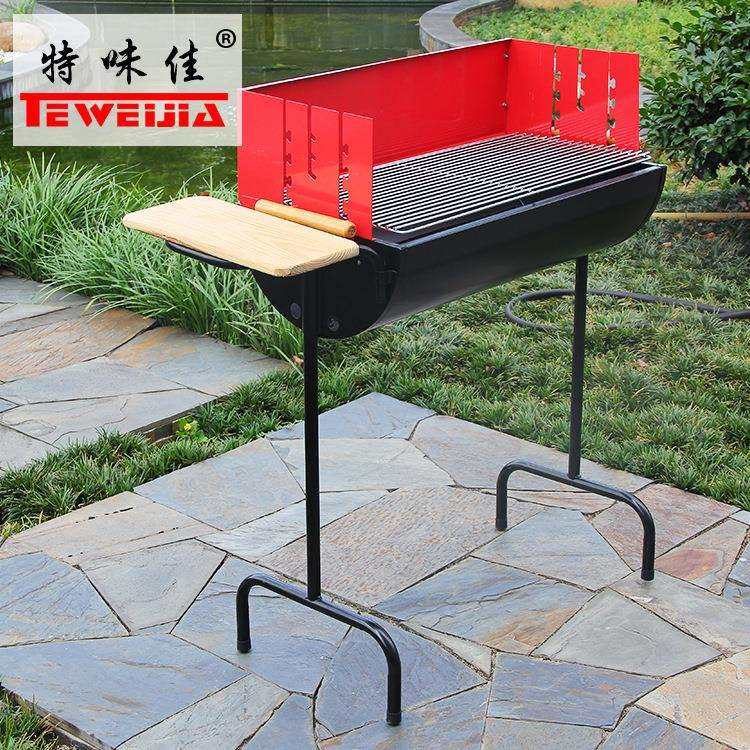 新款加厚大号不锈钢烧烤炉户外折叠烧烤架BBQ便携烧烤炉