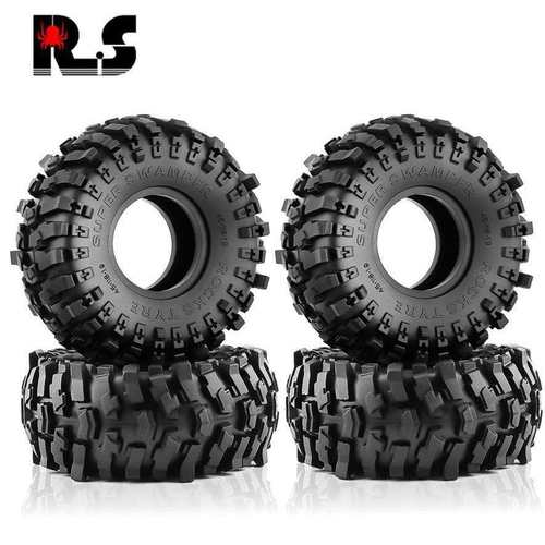 RS红蜘蛛1.9寸攀爬胎D90SCX10TRX4易控瑞泰通用攀爬胎非洲狮R92