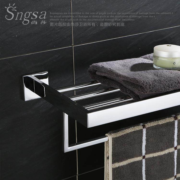 生产304不锈钢镜面双层浴巾架镜光黑色置物架毛巾架,洗护清洁剂/卫生巾/纸/香薰,商用空气治理/芳香用品,淘宝优惠券,粉丝福利购,淘宝优惠卷