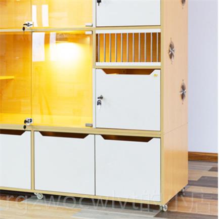 新款猫柜猫墅实木猫舍别华猫房屋猫窝多层大空间豪宠展示柜繁物育