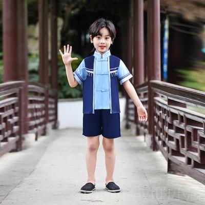 新款少数民族童壮族儿服装广族西三三月哈尼族男女童苗彝族傣族演