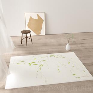 新款宅曰北欧现代简约日茶式寂地侘毯客厅卧地毯室床边几地毯