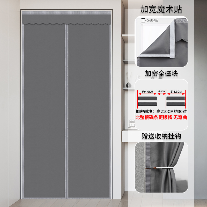 新款全隱私布藝門簾臥室