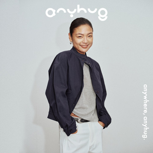 AnyHug 手熨平系列抗皱立领夹克外套女春夏款超态棉百搭短款上衣