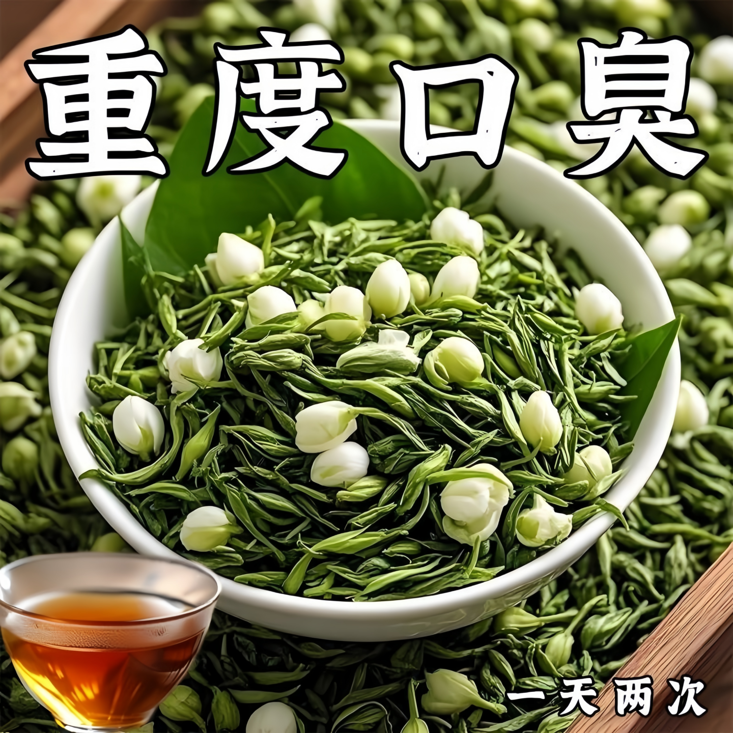 【适合重度口臭】口臭调理肠胃口臭茶口苦口干去口气清新去除异味