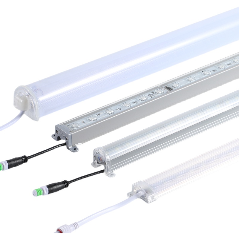 LED数码管七彩护栏管户外防水外墙广告招牌亮化灯 跑马霓虹线条灯