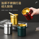 创意烟灰缸带烟搁家用不锈钢漏斗防飞灰办公室烟灰罐防风车载烟盅