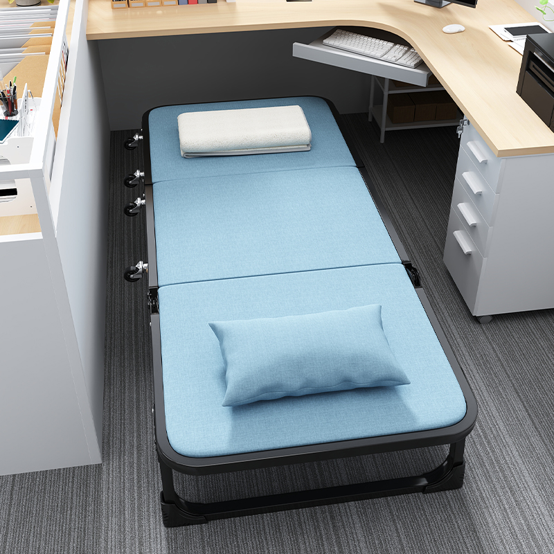 办公室午休折叠床单人午睡神器躺椅家用床简易便携夏天硬板行军床