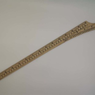 加厚裤尺弯木尺专用裁缝专裁裤专开领专裁衫上衣市寸双面竹尺老式