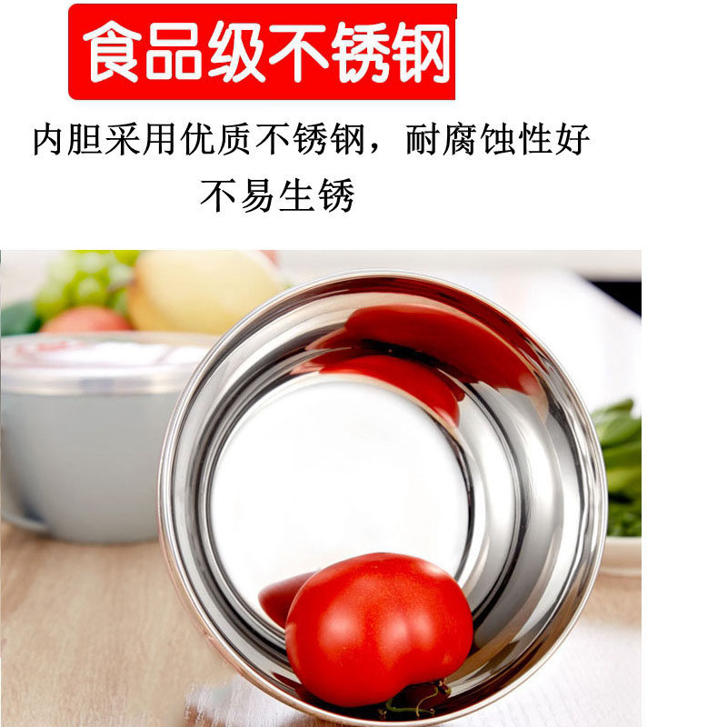 婴儿儿童碗勺套装宝宝新生儿吃饭便携保温小碗卡通可爱不锈钢防摔