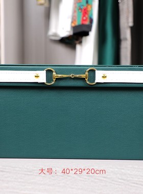 样板房间衣柜收纳箱衣帽间收纳盒皮质整理箱收纳盒收纳箱摆件软装