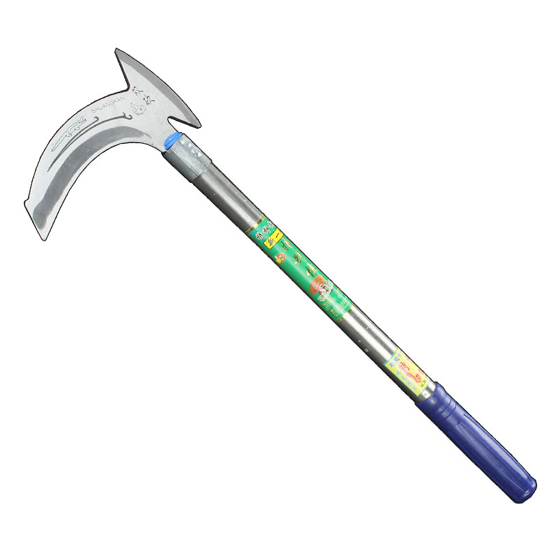 双砍镰刀割草刀农用工具户外钓鱼垂钓收割玉米长柄锰钢除草柴刀