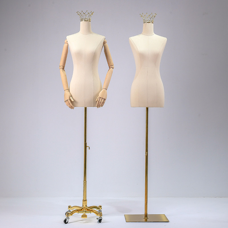 婚纱店模特展示架服装橱窗半身秀禾礼服专用假人台全身模特道具女