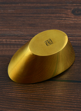 铜元宝纯铜实心黄铜大号金元宝摆件客厅供奉聚宝盆工艺品