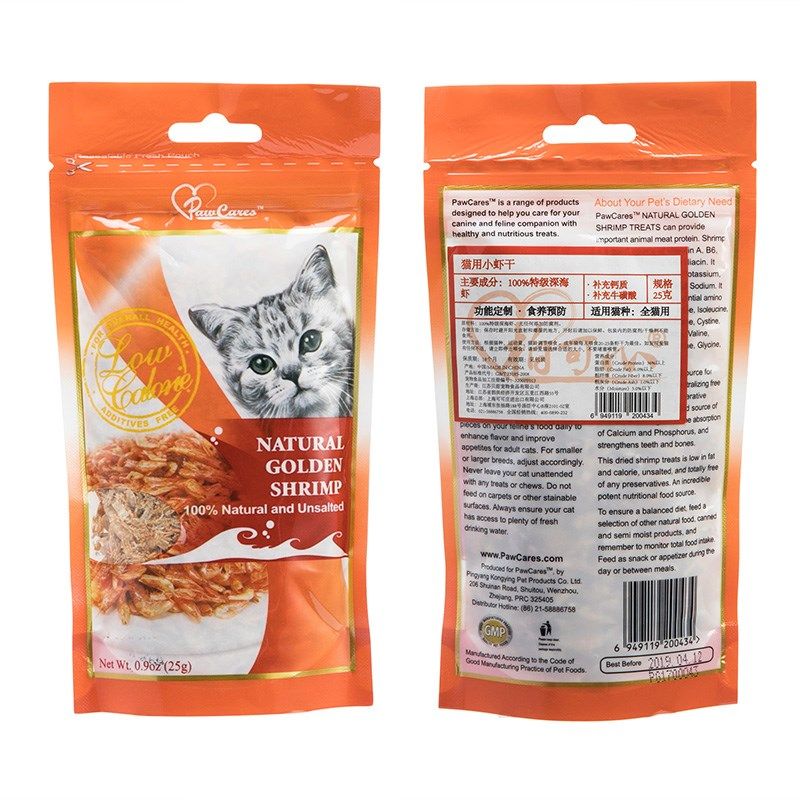 柏可心小鱼干虾干猫零食磨牙补钙洁齿营养小黄鱼成猫幼猫逗猫奖励