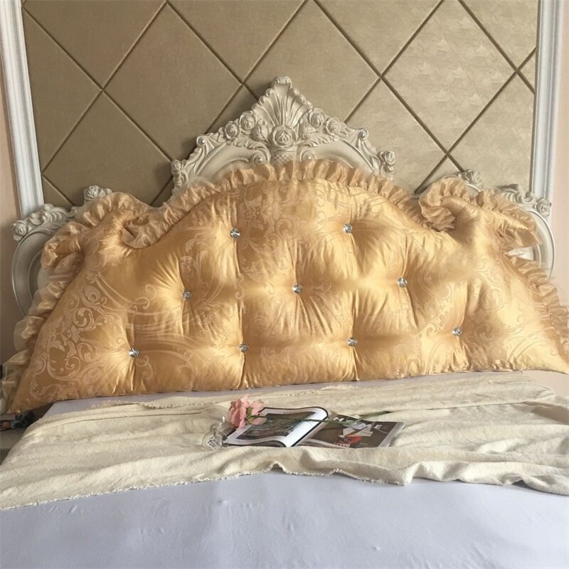 韩式田园公主床头大靠背软床头靠垫床上双人长靠枕含芯三角靠垫