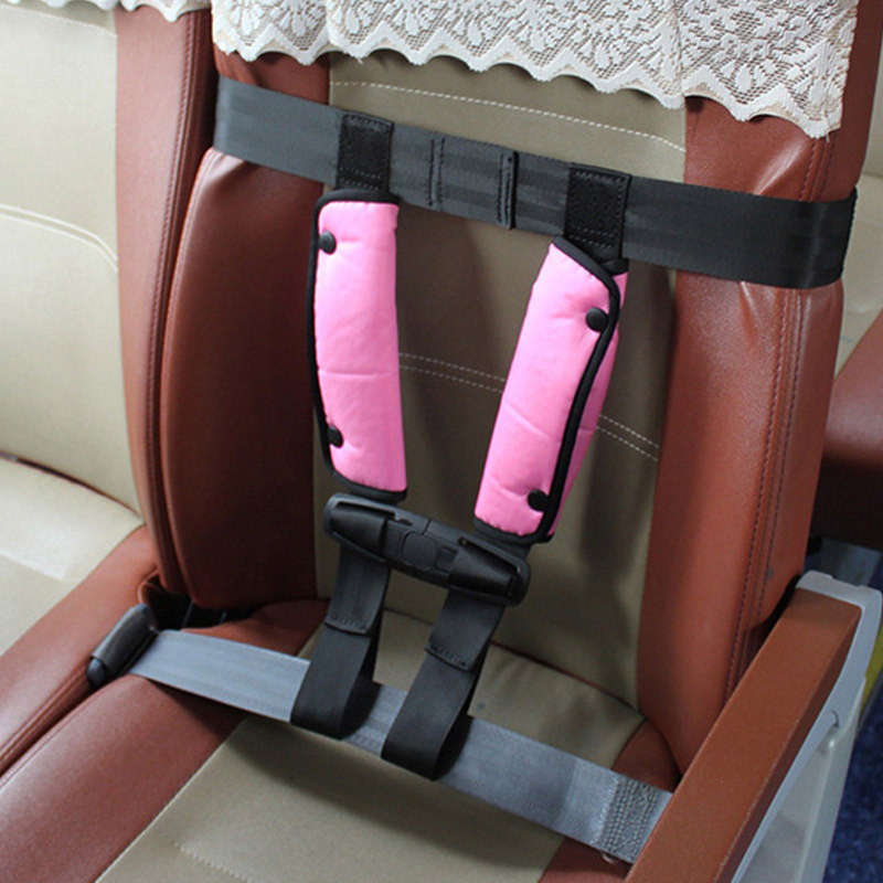 儿童安全座椅大巴校车用便携式简易宝宝车载飞机辅助调节固定绑带