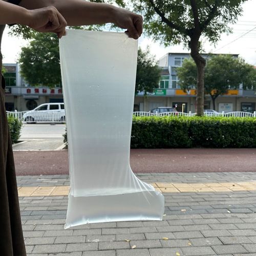 加高加厚泡脚袋耐磨脚套耐高温鞋套养生馆用脚膜袋一只脚用脚型袋