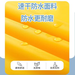 儿童雨衣男童女孩全身防水幼儿园小学生上学徒步斗篷式涤塔夫雨披